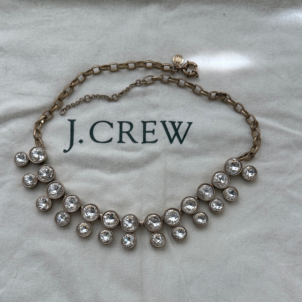 J. Crew Double Brûlée Necklace